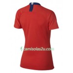 Camisolas de Futebol Chile Equipamento Principal Copa do Mundo Feminino 2019 Manga Curta